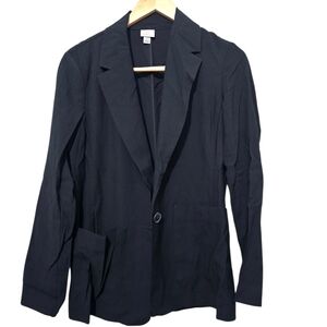 A New Day Black Blazer Small Single Button Office Career Professional